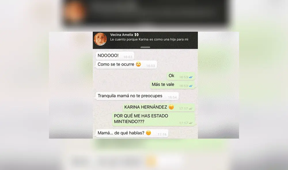 WhatsApp: Vecina 'chismosa' se entera que chica tiene un 'sugar daddy' y le cuenta a su mamá [VIDEO] 