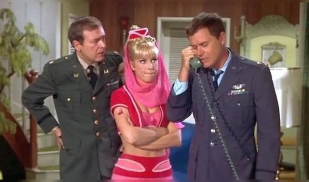 Una de las recordadas escenas de Mi bella genio que cautivó a grandes y chicos. (Foto: Difusión)