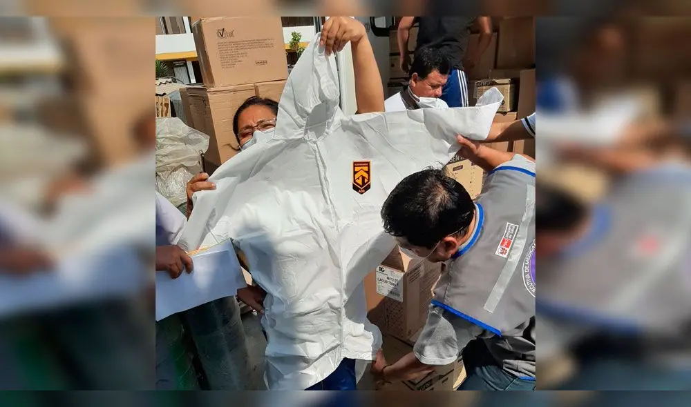 En Lambayeque ha llegado un primer lote de indumentaria para personal médico. En Lambayeque ha llegado un primer lote de indumentaria para personal médico.
