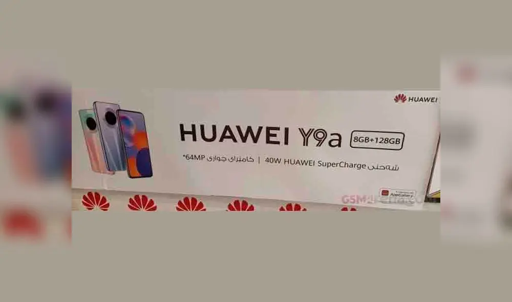 El Huawei Y9a tendrá una cámara de 64 megapíxeles. (Fotos: GSMArena)