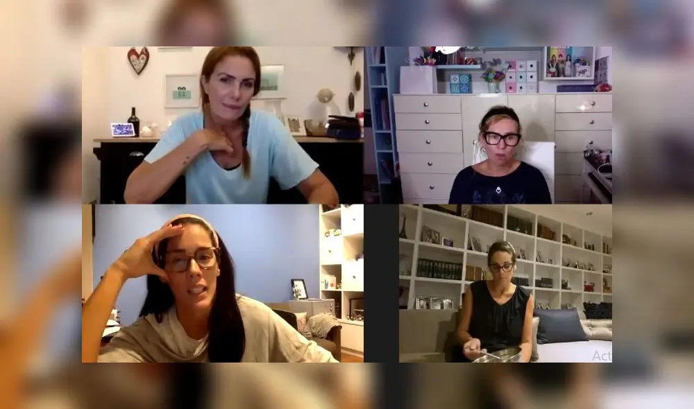 Rebeca Escribens comete infidencia sobre Katia Condos y Almendra Gomelsky durante videollamada