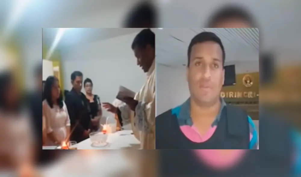 Falso cura continúa ‘bendiciendo’ mientras es detenido [VIDEO]