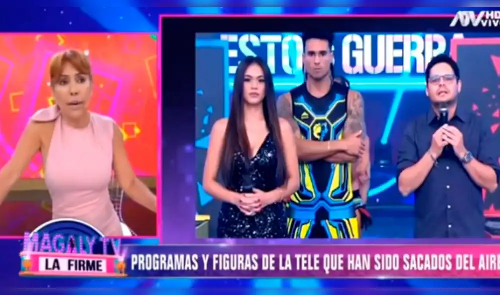 Magaly Medina se burla de Renzo Schuller y lo llama "desangelado". Foto: Captura