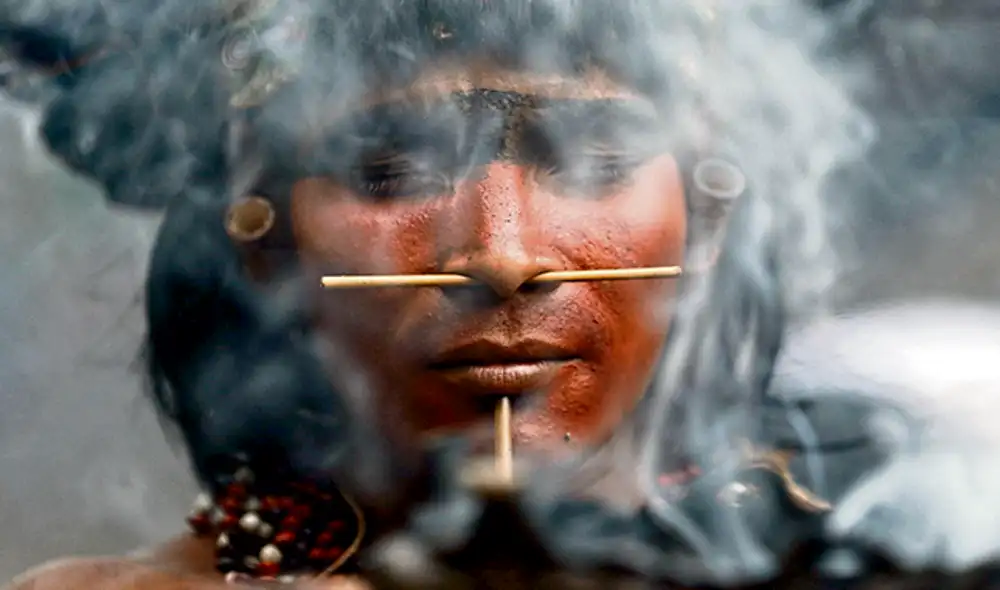 Perseguidos. Joven guerrero de la etnia Pataxó, en Brasil.