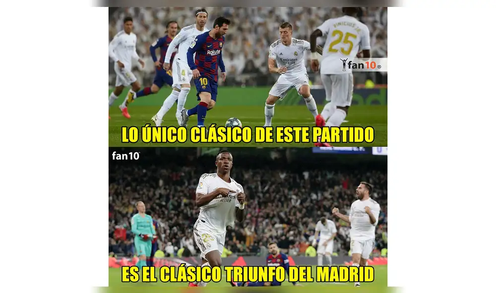 Real Madrid vs Barcelona: memes de la derrota del cuadro azulgrana en la Liga Santander. Foto: Facebook. Real Madrid vs Barcelona: memes de la derrota del cuadro azulgrana en la Liga Santander. Foto: Facebook.