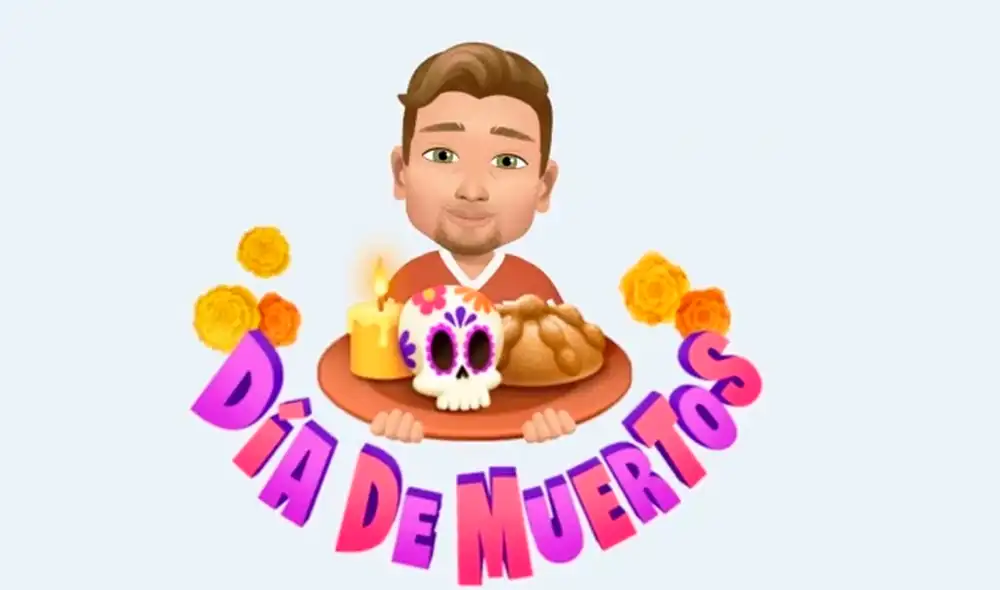Avatar por el Día de los Muertos con aspecto de varón. Foto: Facebook