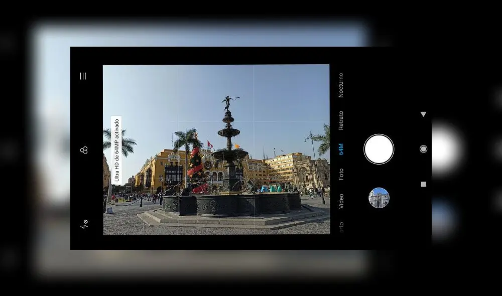 Cámara del Xiaomi Redmi Note 8 Pro.