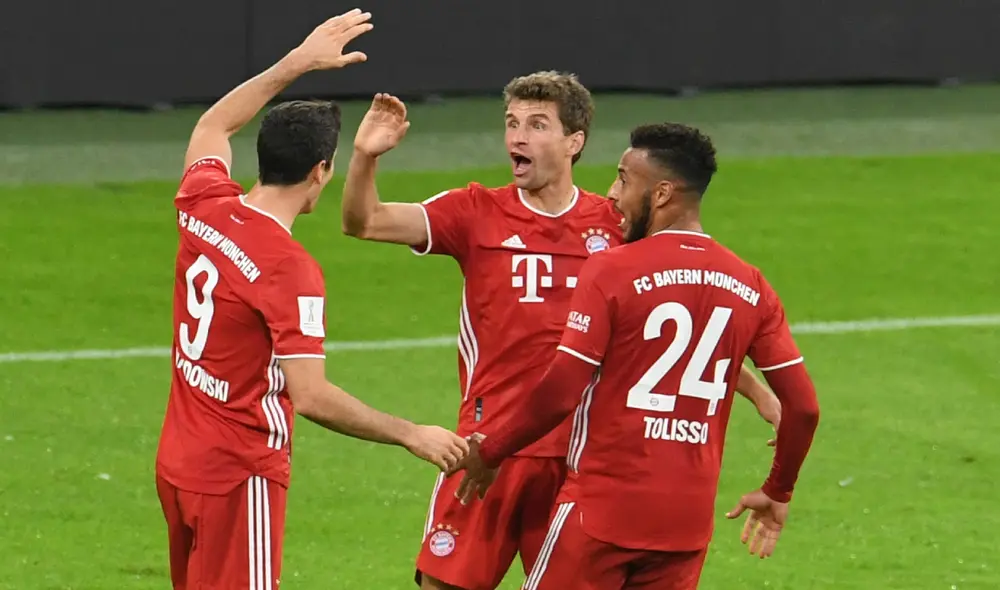 Muller abrió el marcador para el Bayern Múnich. Foto: AFP Muller abrió el marcador para el Bayern Múnich. Foto: AFP
