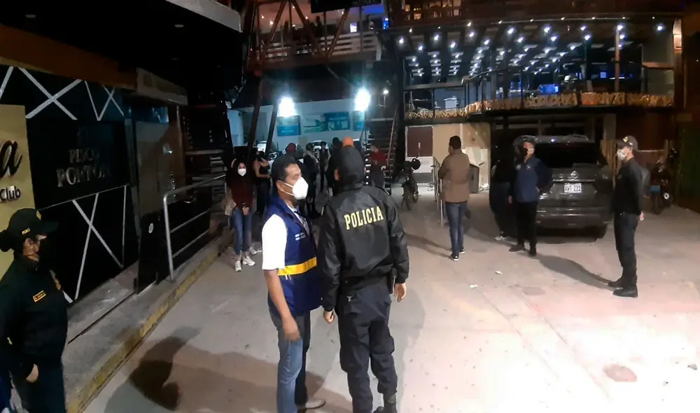 El establecimiento intervenido, en Chiclayo, tenía autorización como restaurante, según las autoridades. (Foto: Municipalidad de Chiclayo)