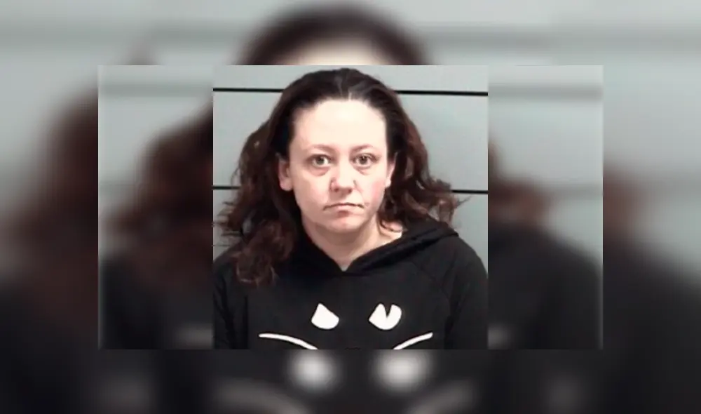 Ashlee Rans, de 36 años, confesó consumir drogas días antes del incidente. Fuente: Cárcel del condado de Marshall.