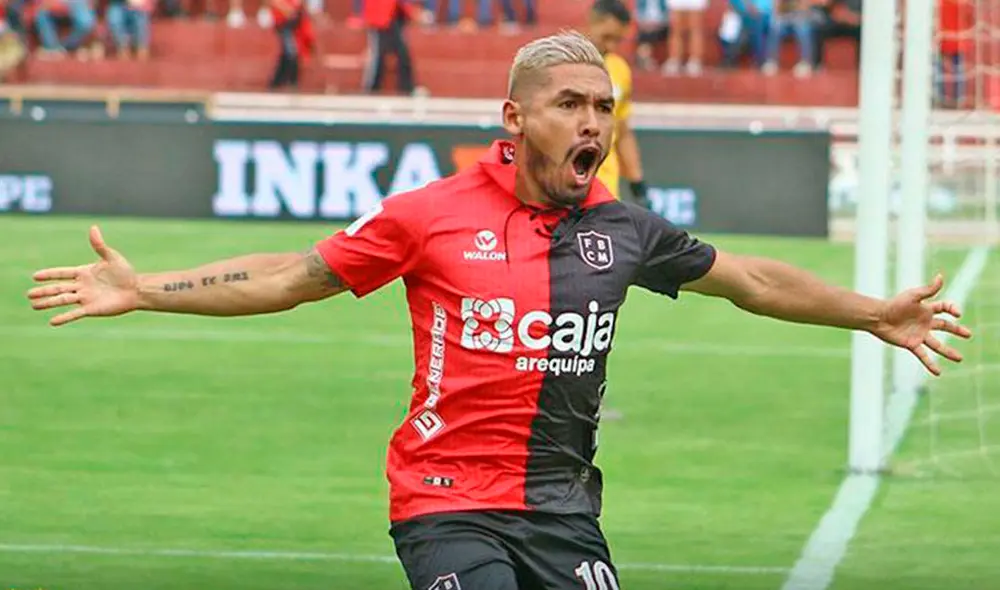 Joel Sánchez lleva tres partidos consecutivos anotando. Foto: FBC Melgar.