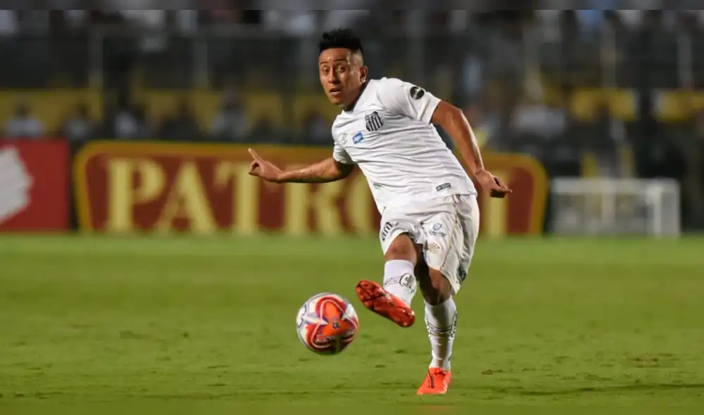 Christian Cueva no continuaría en el Santos FC de Brasil.