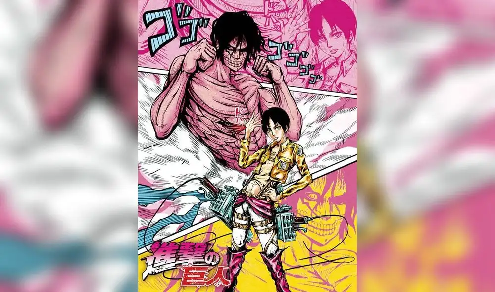 Shingeki No Kyojin: Crossover con Jojo's Bizarre Adventure vuelve locos a los fans