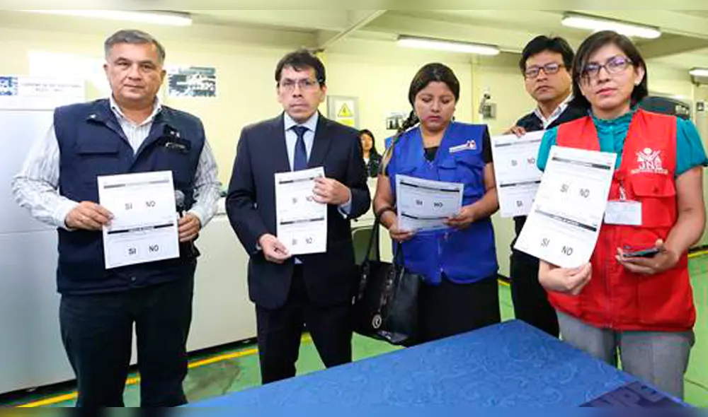 ONPE procedió a imprimir más de 13 mil cédulas de sufragio.