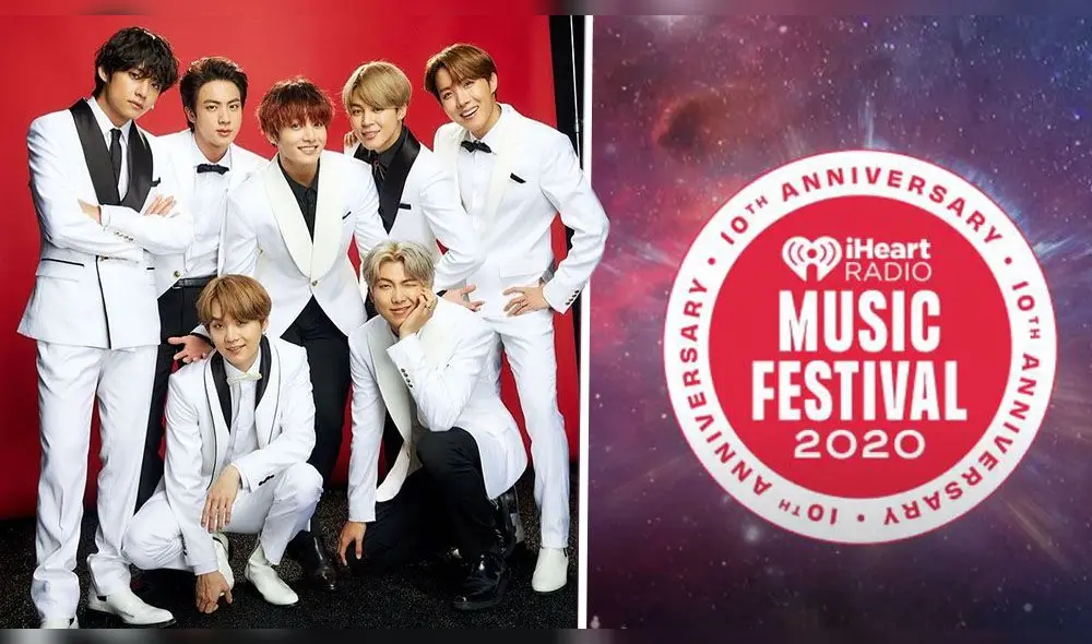 BTS en los iHeartRadio Music Festival. Foto: composición Diario La República