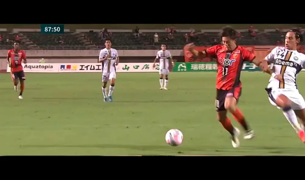 Erick Noriega, jugador que nació en japón y de raíces peruanas, debutó en su club de la Segunda División.