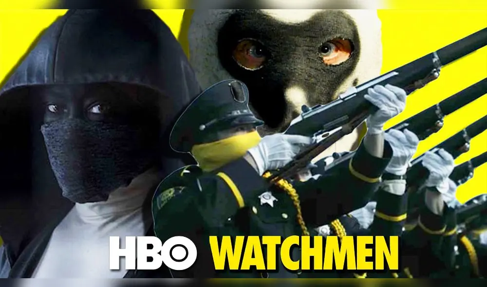Watchmen (2020), creada por Damon Lindelof. Créditos: Composición con imágenes de HBO