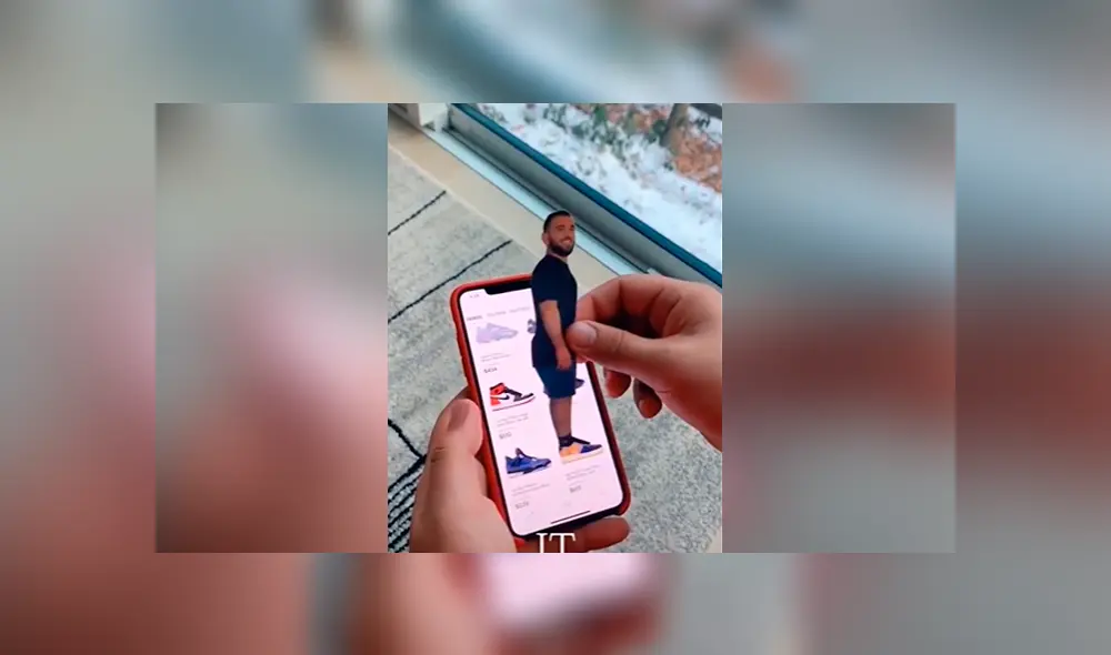 Desliza las fotografías para ver el increíble ‘truco’ que usó este joven para comprar zapatillas por Internet. Foto: Captura: TikTok Desliza las fotografías para ver el increíble ‘truco’ que usó este joven para comprar zapatillas por Internet. Foto: Captura: TikTok