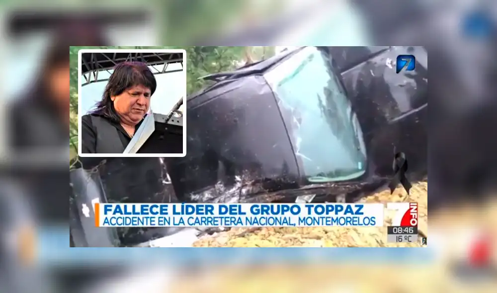 Líder del grupo Toppaz muere tras terrible accidente vehicular en Montermorelos