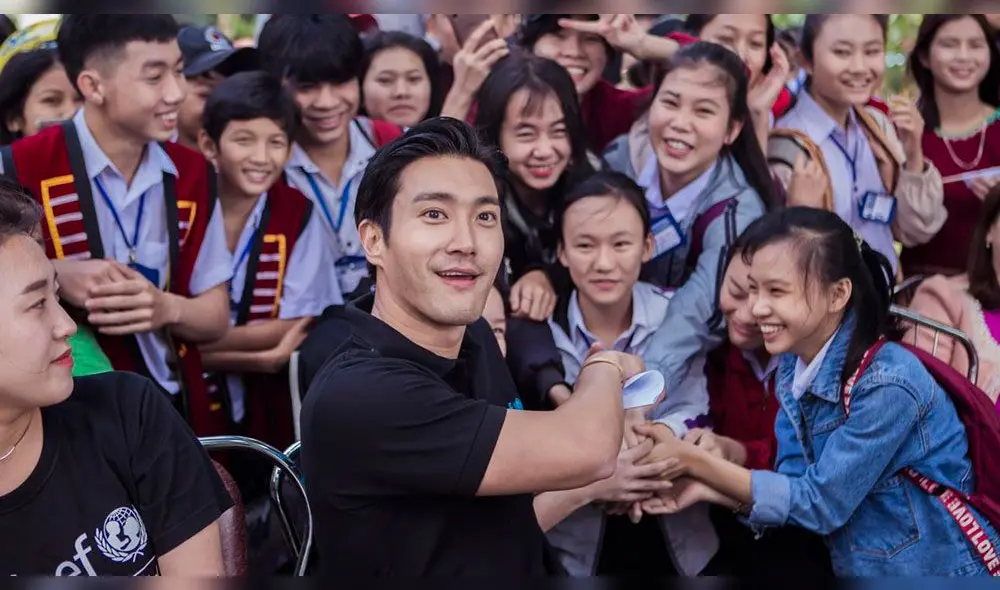 Siwon en Vietnam | Fuente: UNICEF