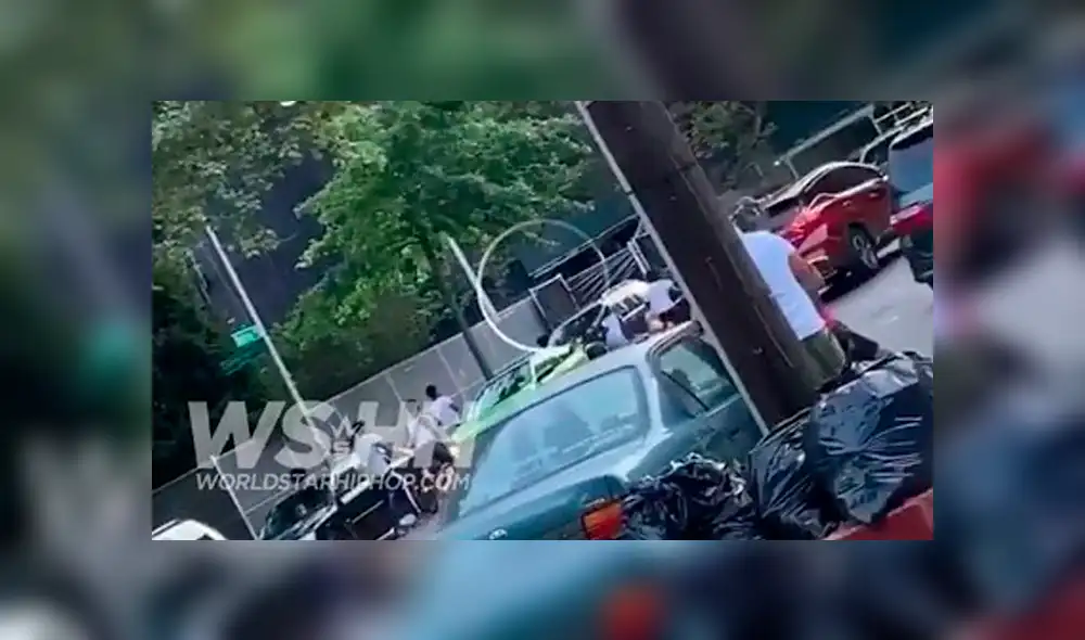 La Policía estadounidense no se ha pronunciado al respecto y todavía no se sabe si hay algún herido tras el atropello. Foto: World Star Hip Hop