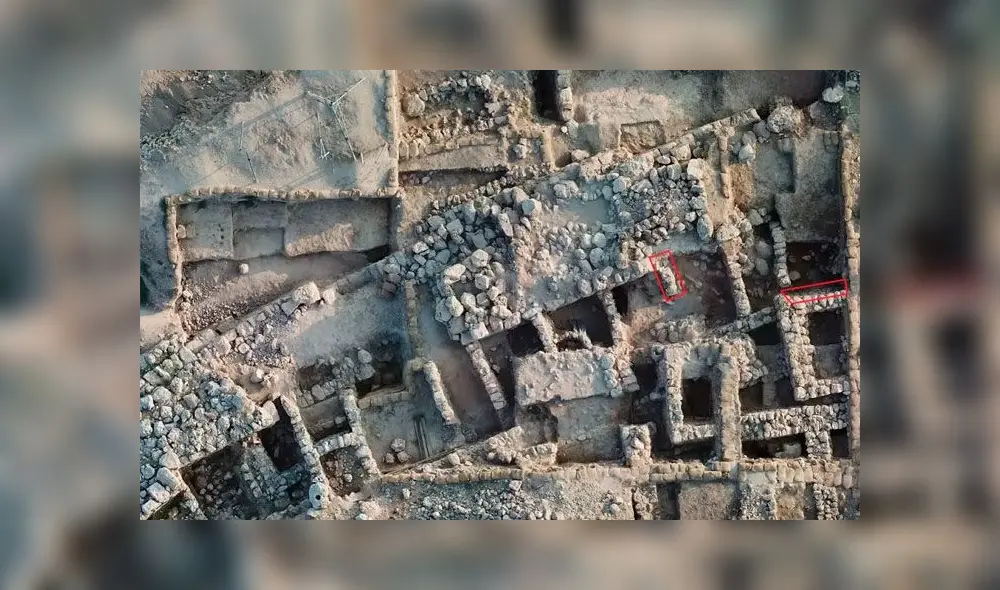 Vista aérea de las excavaciones en Silo. Foto: Asociados para la Investigación Bíblica. Vista aérea de las excavaciones en Silo. Foto: Asociados para la Investigación Bíblica.