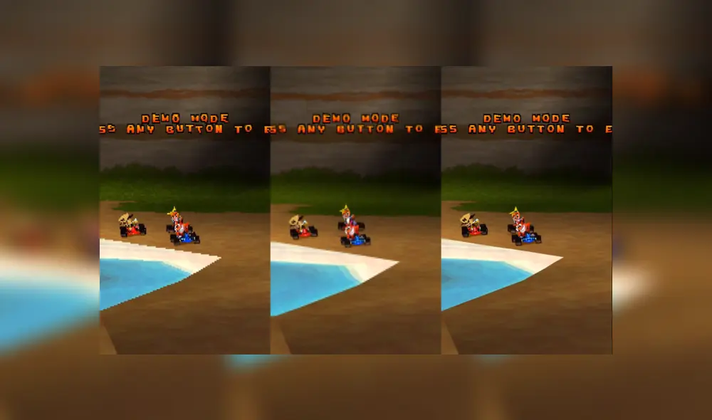 Ejemplo de gráficos mejorados en PS1