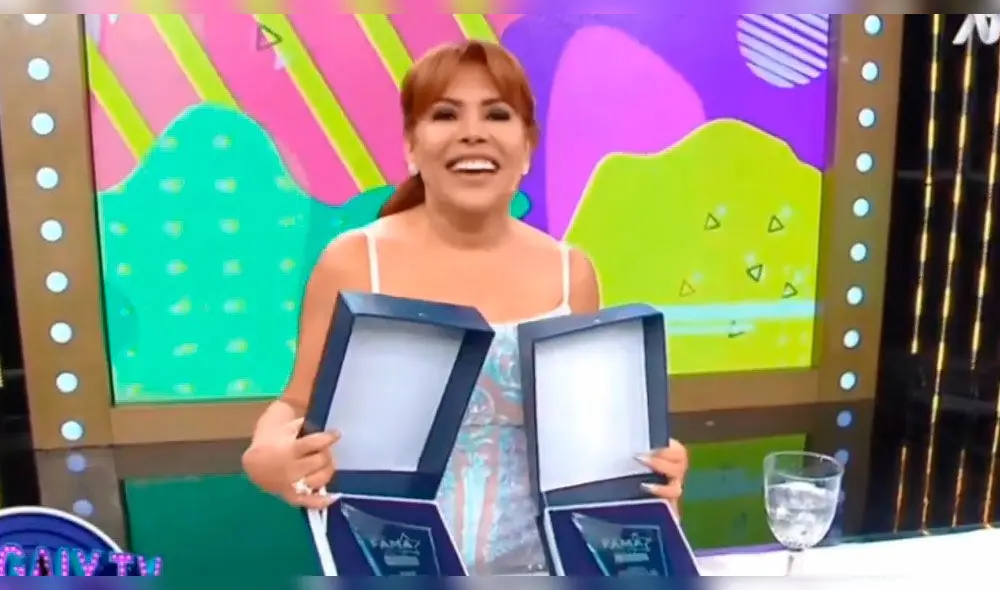 La conductora también agradeció a los lectores de este diario por haberla elegido en las categorías que salió ganadora.