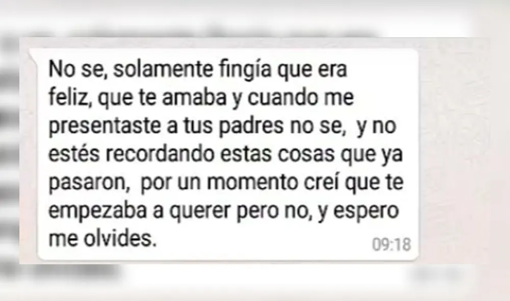 WhatsApp: chica le envía a ex su foto con su nuevo novio y él reacciona de forma conmovedora [FOTOS]