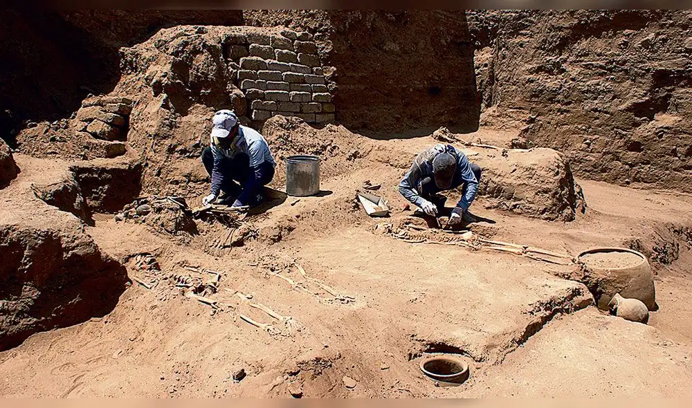 Descubren festines de conmemoración a los muertos en Pomalca Descubren festines de conmemoración a los muertos en Pomalca