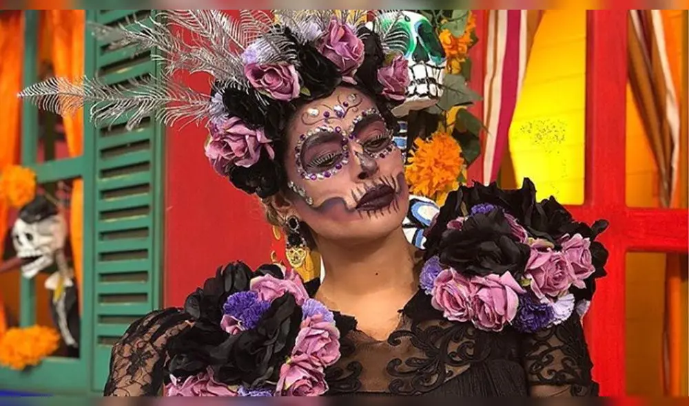 Famosas mexicanas se convierten en catrinas con excéntrico maquillaje [FOTOS]