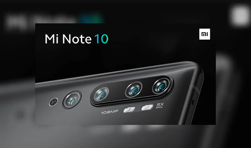 Lanzamiento oficial del Xiaomi Mi Note 10.