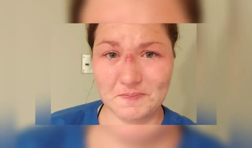 Aleixandrea Macias con lágrimas en sus mejillas, compartió sus sentimientos y advirtió la gravedad del COVID-19. (Foto: Facebook)