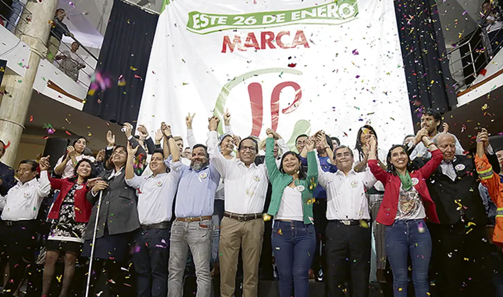 Apuesta. De llegar al Parlamento con una bancada sólida, Juntos por el Perú buscará eliminar la inmunidad parlamentaria. (Foto: Mauricio Malca) Apuesta. De llegar al Parlamento con una bancada sólida, Juntos por el Perú buscará eliminar la inmunidad parlamentaria. (Foto: Mauricio Malca)