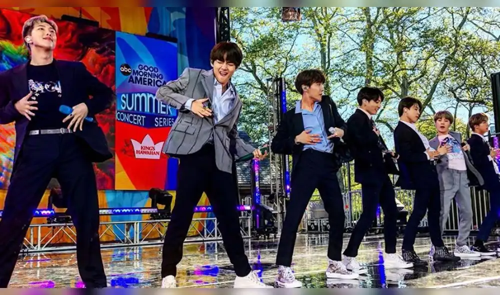 BTS paraliza el Central Park con espectacular show en Good Morning America