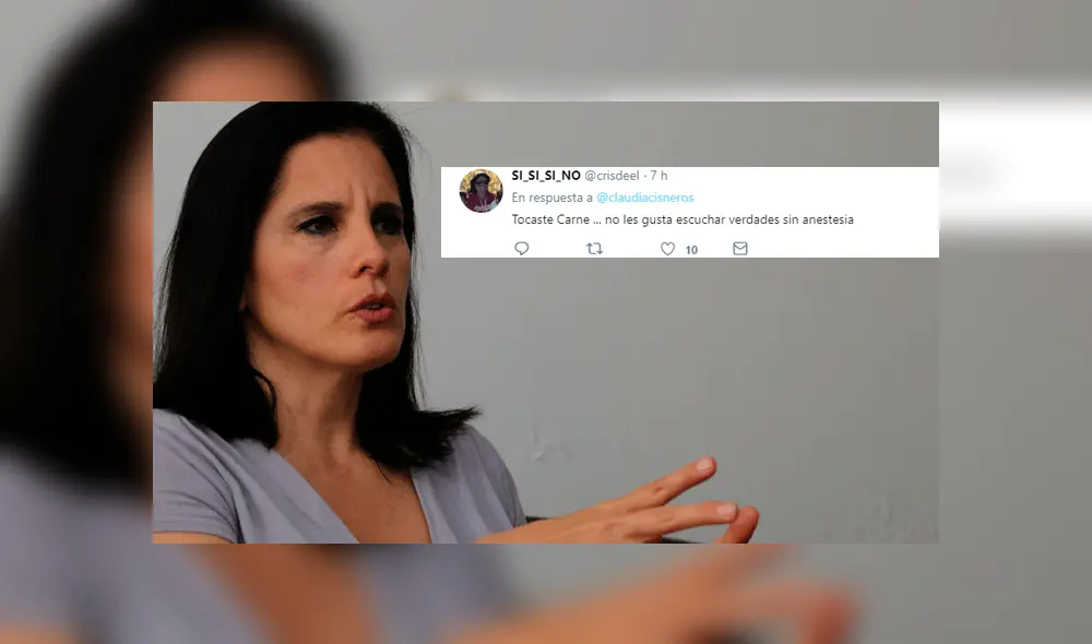 Claudia Cisneros ataca a Luciana León por 'malgastar' dinero del Congreso