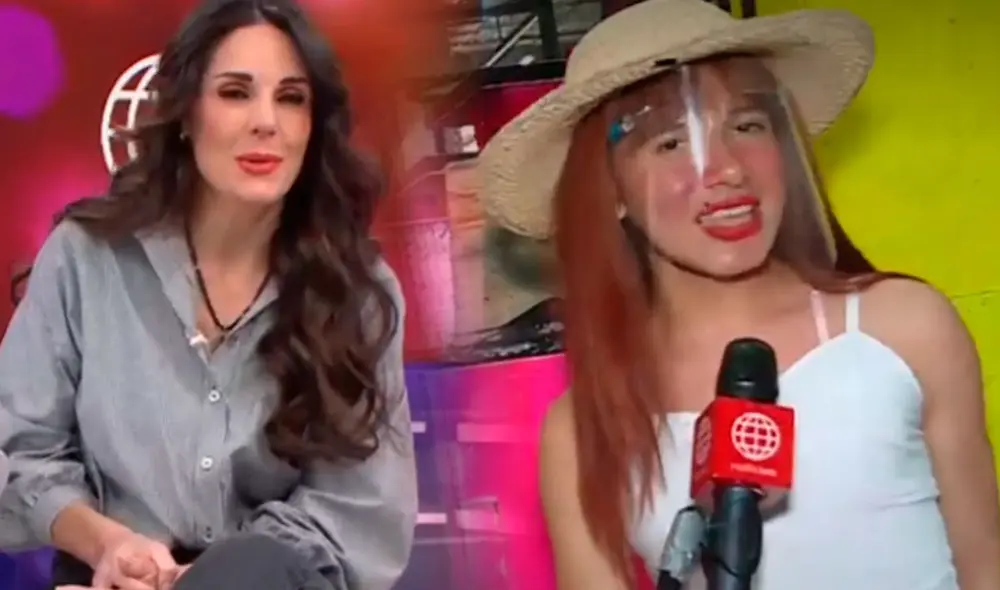 Rebeca Escribens alentó a La Uchulú de verla en Hollywood en un futuro. Foto: captura/América TV