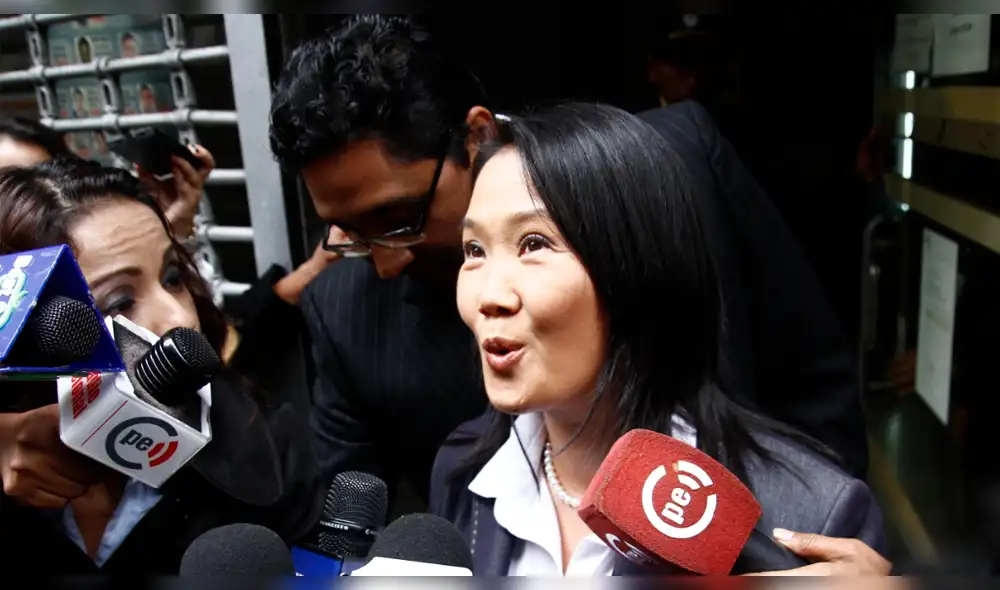 Keiko sobre bajón en las encuestas: “nosotros trabajamos sin cálculo político”