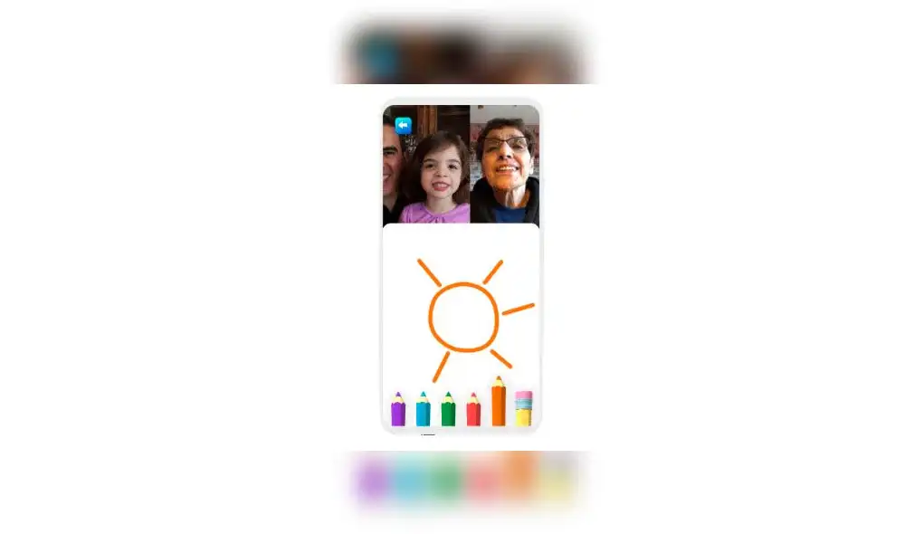 Google Duo también anunció un nuevo modo Familia que integra escritura a mano.