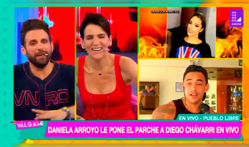 Daniela Arroyo arremetió contra Diego Chávarri durante programa en vivo [VIDEOS]