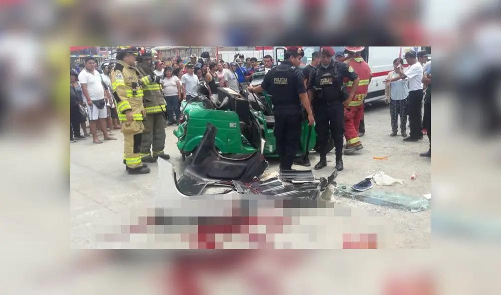 Delincuentes se accidentan mientras huían después de robar. Créditos: La República.