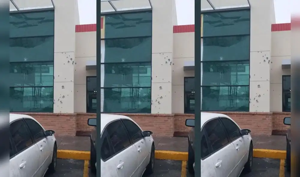 Seis muertos en enfrentamiento de policías y narcos en el noreste de México. Foto: Captura.