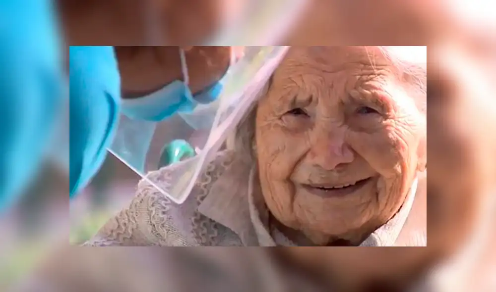 Juanita, anciana chilena de 111 años, superó al nuevo coronavirus. Foto: 24 Horas