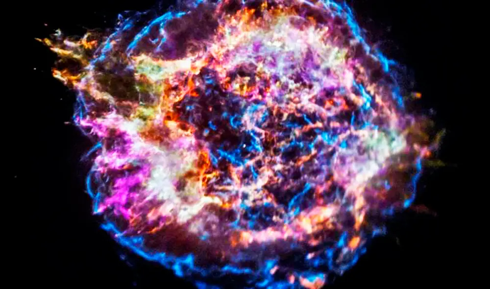 La supernova Cassiopeia A es uno de los remanentes más famosos | Foto: NASA / Referencial