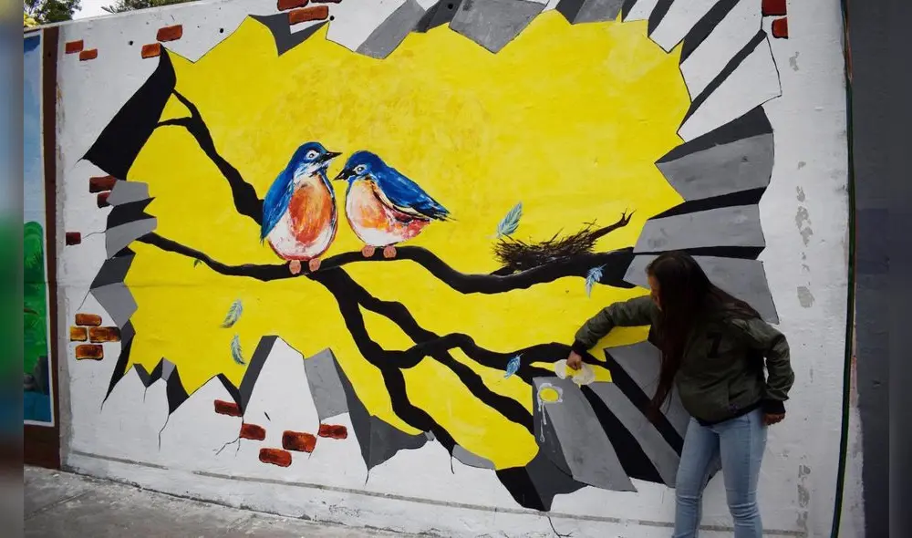 Murales con mensajes medio ambientales adornan el centro de Arequipa | FOTOGALERIA Murales con mensajes medio ambientales adornan el centro de Arequipa | FOTOGALERIA