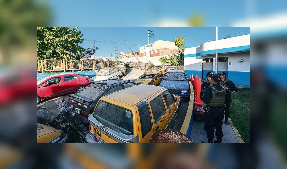 En depósito. Ingreso y salida de vehículos se realiza de manera normal, pero pese a pagar multa, conductores siguen como deudores en sistema del MTC. En depósito. Ingreso y salida de vehículos se realiza de manera normal, pero pese a pagar multa, conductores siguen como deudores en sistema del MTC.