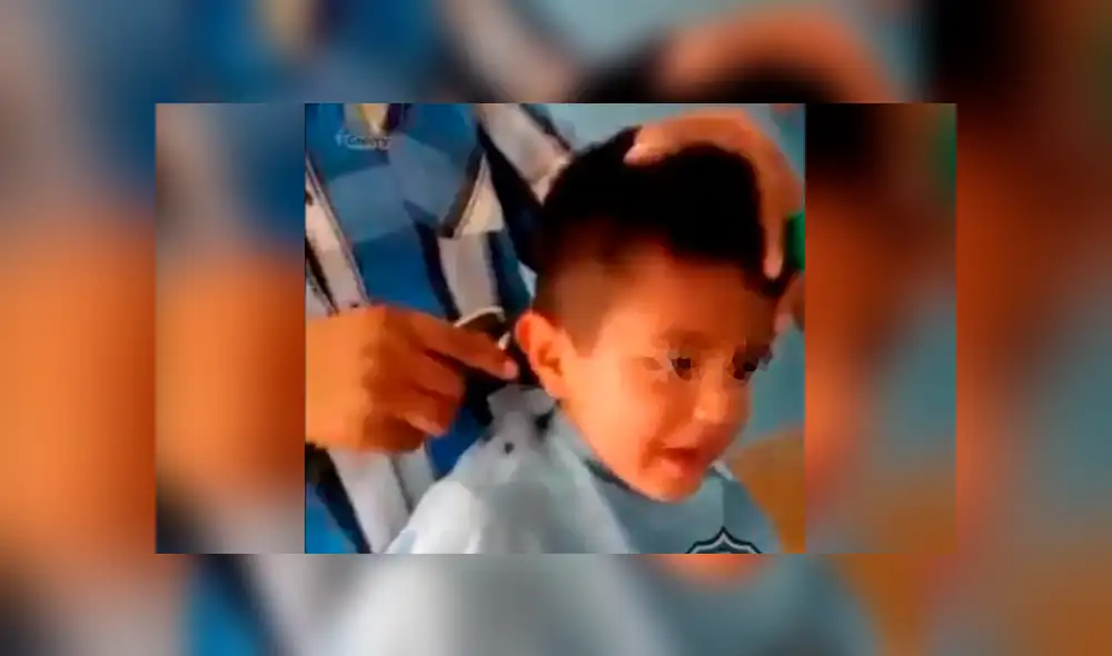 Facebook: niño solo quería un corte de cabello, pero el resultado fue desconsolador
