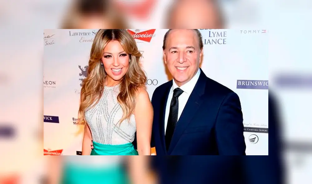 Thalía y Tommy Mottola acaban con los rumores de su separación con publicación