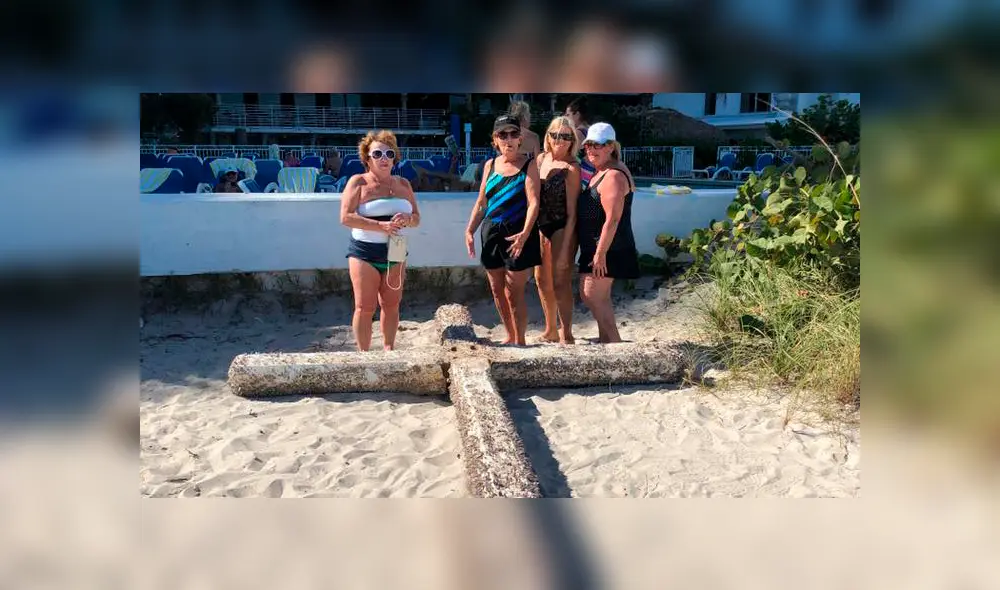 Facebook Viral: enorme cruz llega a playa de EE.UU. y miles piensan que es una señal divina [VIDEO]
