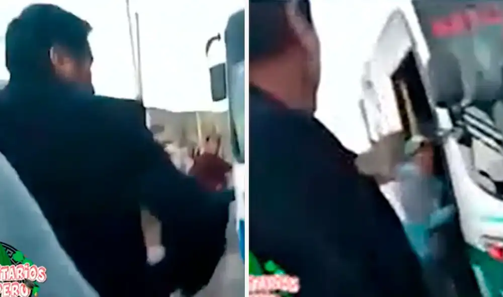 Pese a la negativa del docente, ellos insistieron para hacerlo cambiar de opinión con respecto a las notas de sus exámenes. Foto: composición LR/TikTok